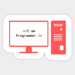 I'm Programmer Sticker